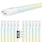 Luxrite 4FT T8 LED Tube Light Bulbs 13W 32W Equivalent 1950LM 3CCT 3500K-5000K Universal, 12PK LR34237-12PK - alternate 1